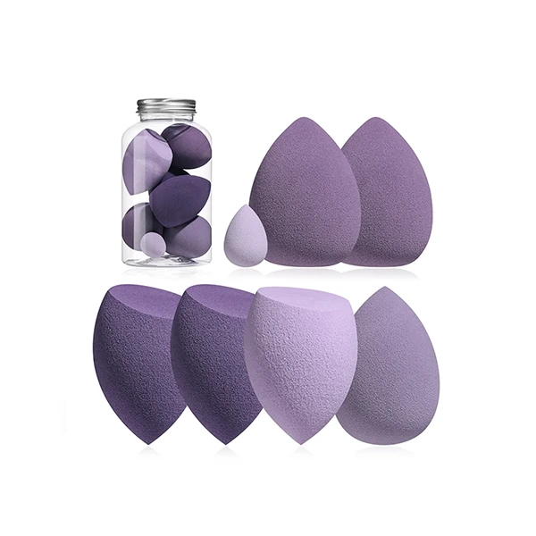 makeup sponges in purple color