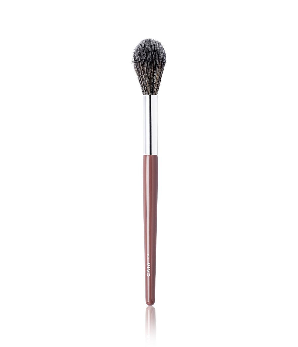 a brown tapered highlighter brush