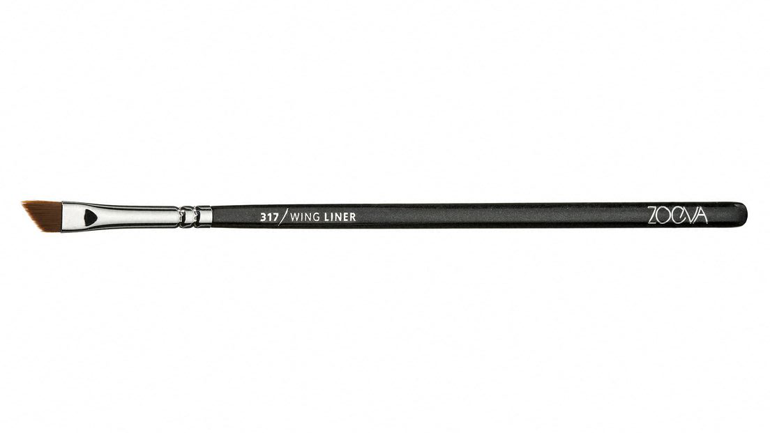 a black liner makeup brush