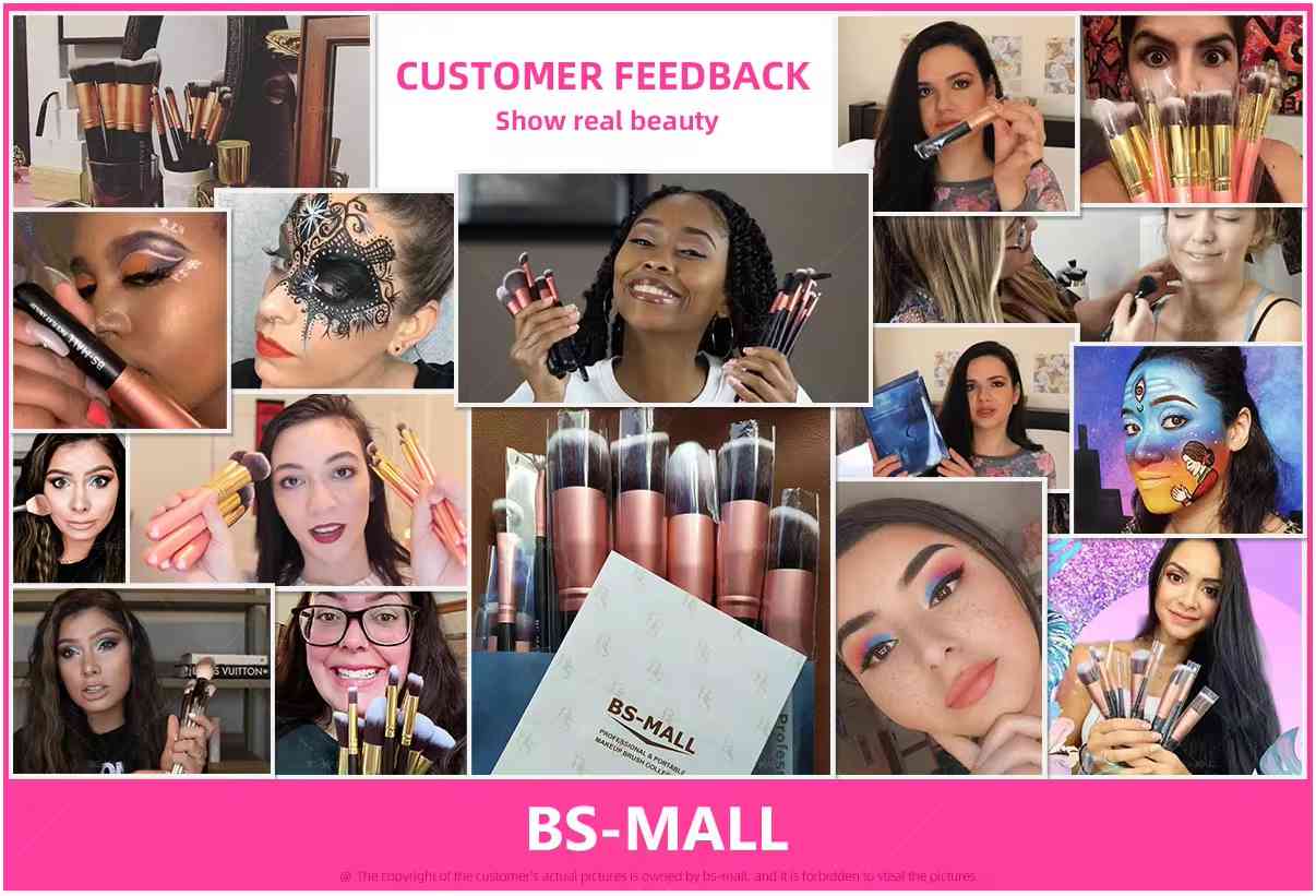BS-MALL Makeup brush set customer approval