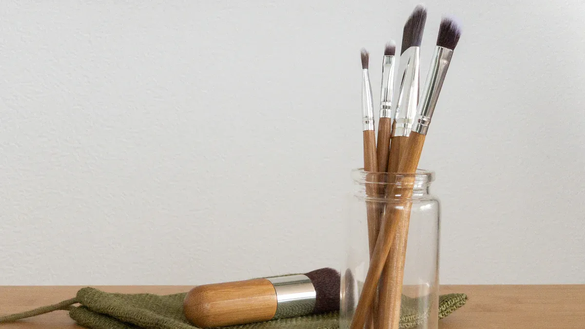 Different Types of Makeup Brush Handles